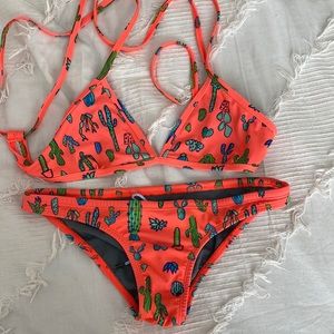 Jolyn Bikini cactus print